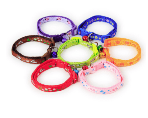 3pcs Quick Release Adjustable Cat Collar with Bell - Your Little Pet Store