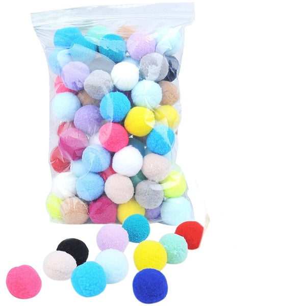 DONE Assorted Colour Soft Plush Cat Balls - Your Little Pet Store