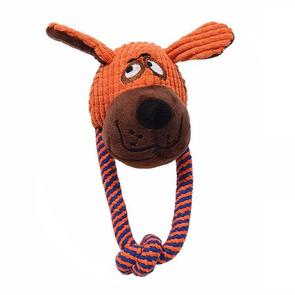 DONE Animal On Rope Plush Toy - Your Little Pet Store