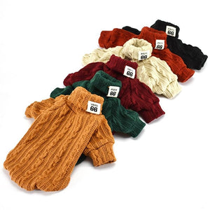 Warm Turtleneck Dog Jumper - Your Little Pet Store