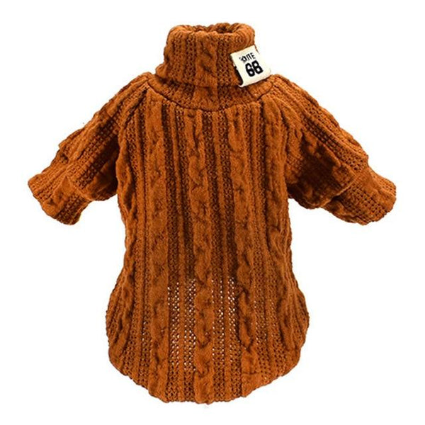 Warm Turtleneck Dog Jumper - Your Little Pet Store