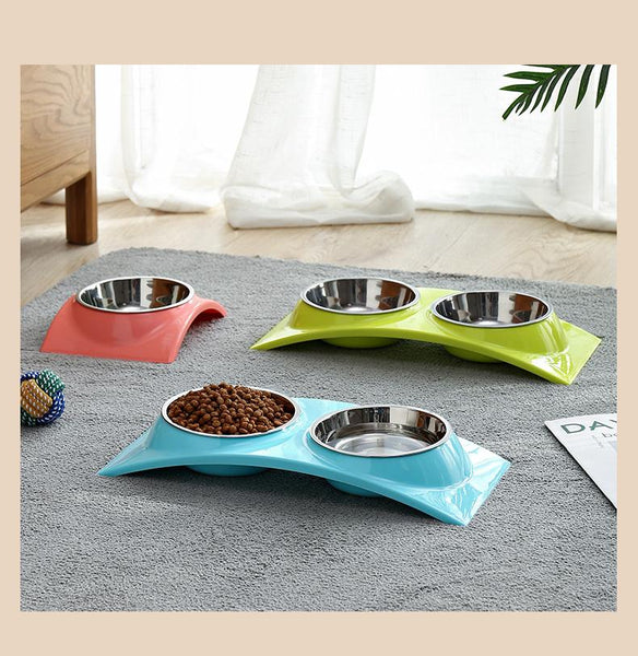 DONE Funky Double Pet Bowl - Your Little Pet Store