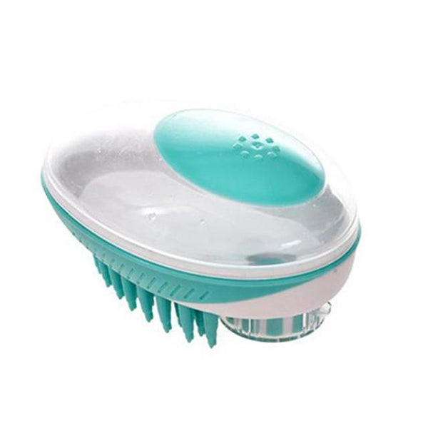 Silicone Dog Shampoo Bath Brush - Your Little Pet Store