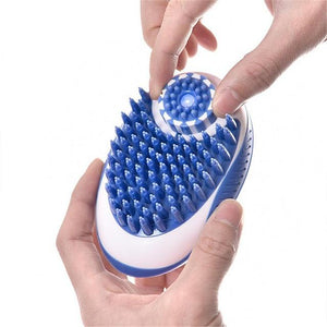 Silicone Dog Shampoo Bath Brush - Your Little Pet Store